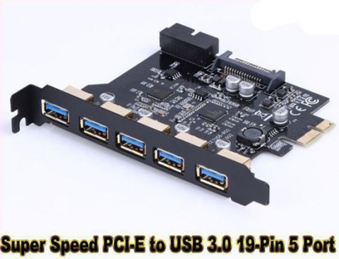 USB 3.0 5-Port PCI Express Erweiterungsk